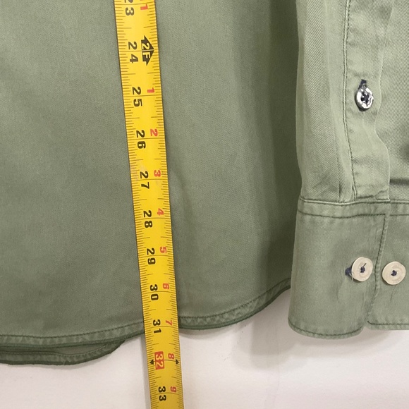 Tommy Bahama Solid Sage Green Long Sleeve Men’s Shirt Sz L Button Up - Picture 4 of 5